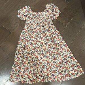 NWT! Girls Floral Smocked Jersey Dress by Polo Ralph Lauren - Size M (8-10)